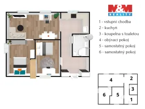 Pronájem rodinného domu, Pchery, Karla Kouteckého, 63 m2