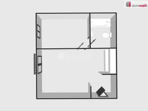 Pronájem bytu 1+1, Břeclav, Národních hrdinů, 28 m2