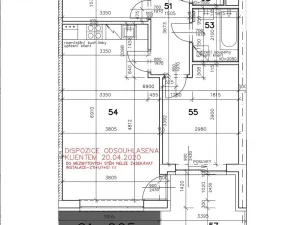 Pronájem bytu 2+kk, Olomouc - Povel, Janského, 55 m2