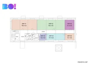 Pronájem kanceláře, Český Těšín, Tovární, 64 m2