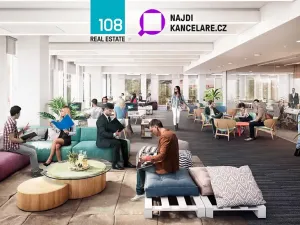Pronájem kanceláře, Praha - Karlín, Rohanské nábřeží, 3400 m2