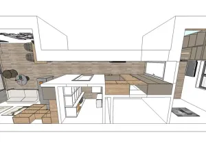 Pronájem bytu 2+kk, Brno, V rejích, 49 m2