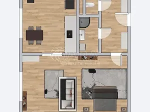 Prodej bytu 1+1, Milovice, Višňová, 42 m2