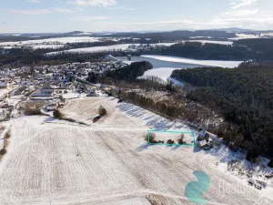 Prodej pozemku, Římov, 1298 m2