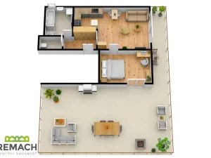 Pronájem bytu 2+kk, Uherské Hradiště, Jindřicha Pruchy, 144 m2