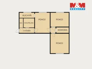 Prodej bytu 3+1, Ostrava - Hrabůvka, Tlapákova, 73 m2