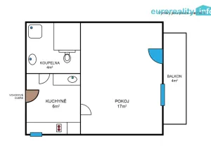 Prodej bytu 1+1, Mariánské Lázně, Hlavní třída, 35 m2