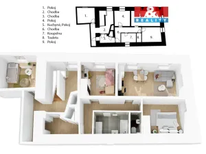 Prodej bytu 4+kk, Bělá pod Bezdězem, Zámecká, 82 m2