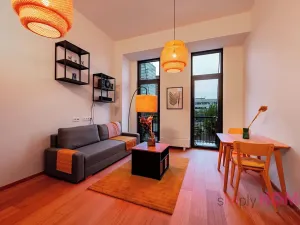 Pronájem bytu 1+kk, Praha - Holešovice, V háji, 37 m2