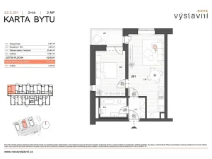 Prodej bytu 2+kk, Ostrava, Výstavní, 47 m2