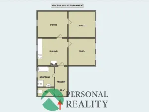 Pronájem bytu 3+1, Lázně Kynžvart, Malé nám., 71 m2