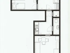 Pronájem bytu 3+1, Brno, Příkrá, 59 m2