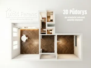 Pronájem bytu 2+kk, Praha - Bubeneč, Lotyšská, 63 m2