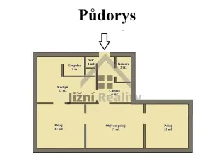 Prodej bytu 3+1, Volary, Sídl. Míru, 69 m2