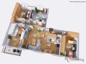 Prodej bytu 4+kk, Liberec - Liberec V-Kristiánov, Stavbařů, 101 m2