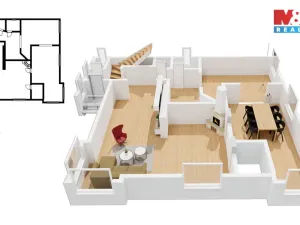 Prodej rodinného domu, Jílové, Dvořákova, 278 m2