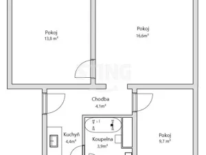 Prodej bytu 3+kk, Uherský Brod, Okružní, 67 m2