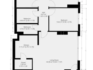 Pronájem bytu 4+kk, Praha - Letňany, Nepomuckých, 95 m2