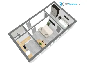 Prodej bytu 2+1, Frýdek-Místek, M. Chasáka, 46 m2