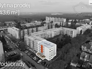 Prodej bytu 1+1, Poděbrady - Poděbrady III, Kunštátská, 44 m2