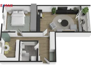 Prodej bytu 2+1, Kladno - Kročehlavy, Havanská, 54 m2