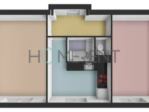 Pronájem bytu 2+1, Praha - Libeň, Konšelská, 49 m2