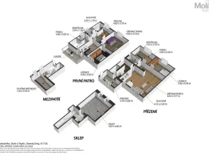 Prodej rodinného domu, Dubí - Běhánky, Palackého, 182 m2