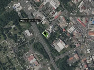 Prodej komerčního pozemku, Teplice, 1165 m2