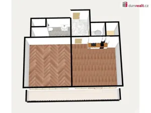 Pronájem bytu 2+kk, Štěchovice, Hlavní, 64 m2