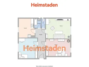 Pronájem bytu 3+1, Orlová - Poruba, Hornická, 70 m2