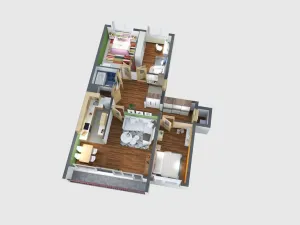 Prodej bytu 4+1, Praha - Černý Most, Anderleho, 105 m2