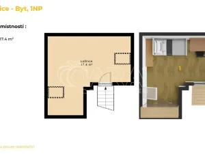 Prodej bytu 2+1, Plzeň - Doubravka, Skalní, 55 m2