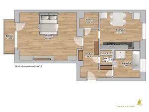 Pronájem bytu 1+1, Plzeň, Pod Lesem, 48 m2