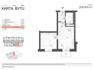 Prodej bytu 2+kk, Ostrava, Výstavní, 40 m2