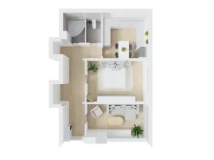 Prodej bytu 2+1, Zlín, Benešovo nábřeží, 65 m2