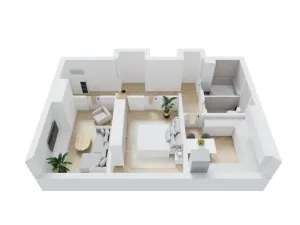 Prodej bytu 2+1, Zlín, Benešovo nábřeží, 65 m2