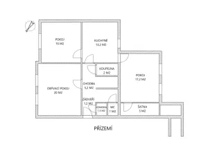 Prodej rodinného domu, Kladno, U zastávky, 176 m2
