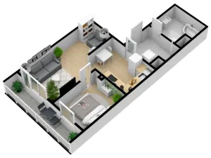 Prodej bytu 2+kk, Praha - Bohnice, Vratislavská, 49 m2