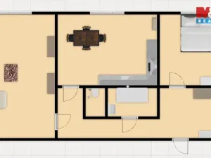 Prodej bytu 2+1, Slaný, Vikova, 58 m2