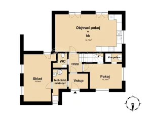 Prodej rodinného domu, Okrouhlo, 140 m2