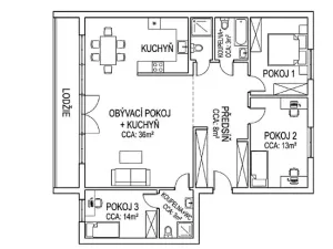 Prodej bytu 4+kk, Praha - Liboc, Navigátorů, 91 m2
