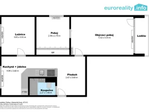 Prodej bytu 3+1, Doksy, Pražská, 64 m2
