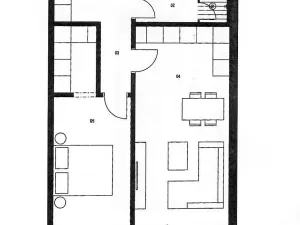 Pronájem bytu 2+kk, Benešov, Suchánkova, 58 m2