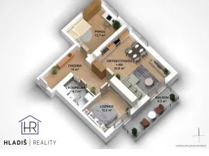 Prodej bytu 3+kk, Fryšták, Přehradní, 61 m2