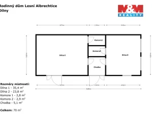 Prodej rodinného domu, Březová - Lesní Albrechtice, 110 m2