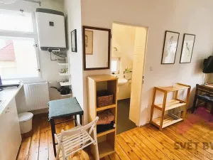 Pronájem bytu 1+kk, Praha - Libeň, Nad Rokoskou, 24 m2