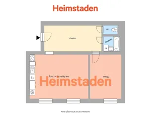 Pronájem bytu 2+kk, Ostrava - Poruba, Čs. exilu, 56 m2