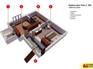 Prodej rodinného domu, Kněževes - Jobova Lhota, 175 m2