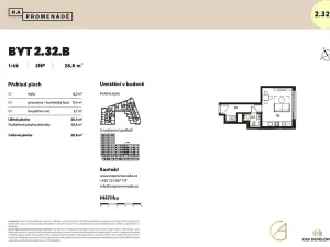Prodej bytu 1+kk, Brno, 29 m2