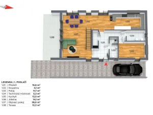 Prodej rodinného domu, Předboj, K Parku, 285 m2
